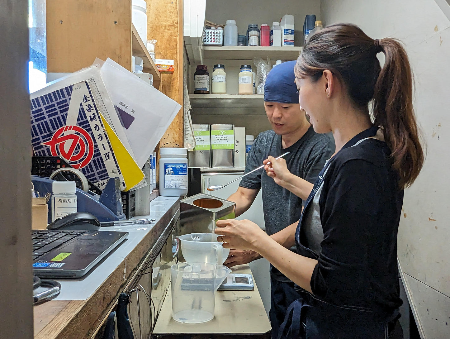 Nagakan Studio Tour & Tenugui Dyeing Experience